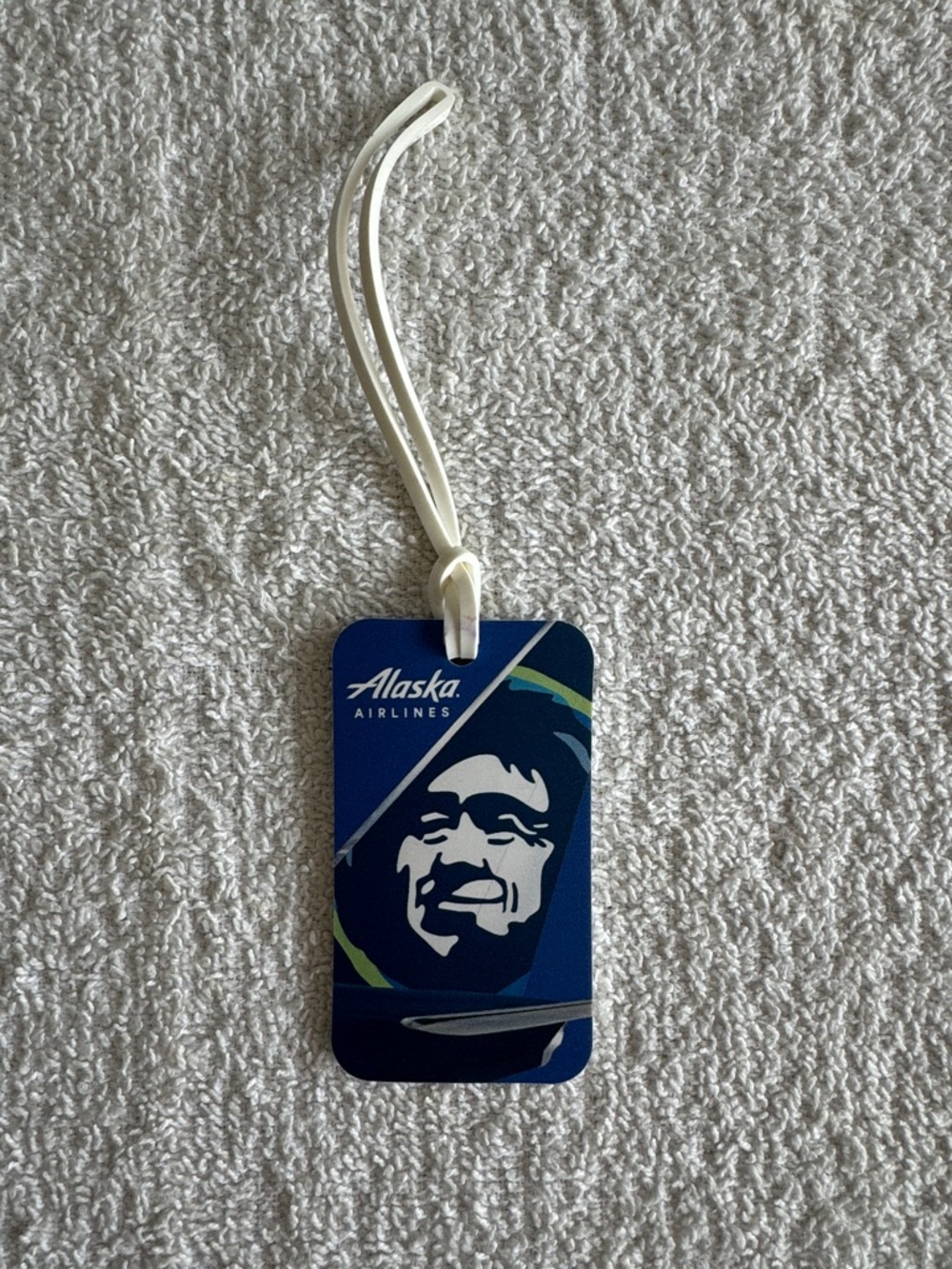 Alaska Airlines Blue Logo Luggage Tag